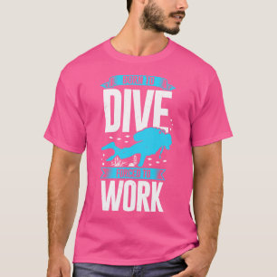 Geboren zu tauchen gezwungen, Scuba Diver Geschenk T-Shirt