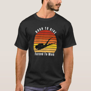 Geboren zu tauchen gezwungen, Scuba Diving Ocean C T-Shirt