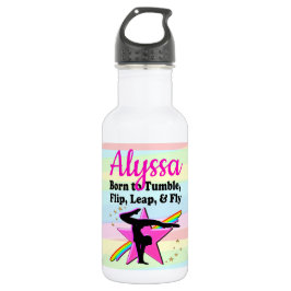 GEBOREN ZU TUMBLE, GEDREHT, ABSCHLIESSEN UND FLIEG EDELSTAHLFLASCHE