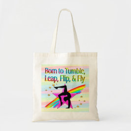 GEBOREN ZU TUMBLE GYMNASTICS TOS BAG TRAGETASCHE