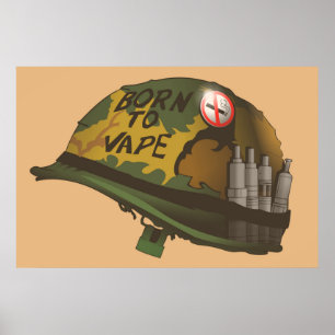 Geboren zu Vape Poster