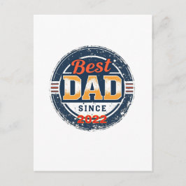 Geboren zu Vater - Personalisiertes Jahr Vintag Po Postkarte