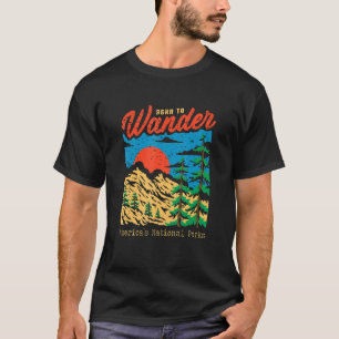 Geboren zu Wander Americas National Parks T-Shirt