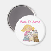 Geboren zum Abscheiden Magnet (Vorderseite/Rückseite)