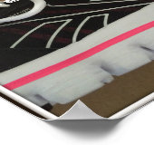 Geboren zum Ausführen von Word Collage Poster (Ecke)