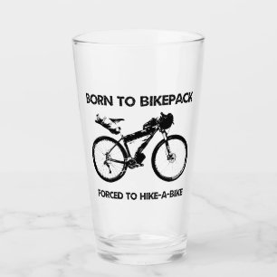 Geboren zum Bikepack gezwungen zum Wandern Glas