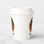 Geboren zum Brennen von Hexen- und Jack-Spooky-Pap Pappbecher (Links)