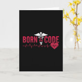 Geboren zum Code des ICD-Coding-Programmierers Med Karte (Gelbe Blume)