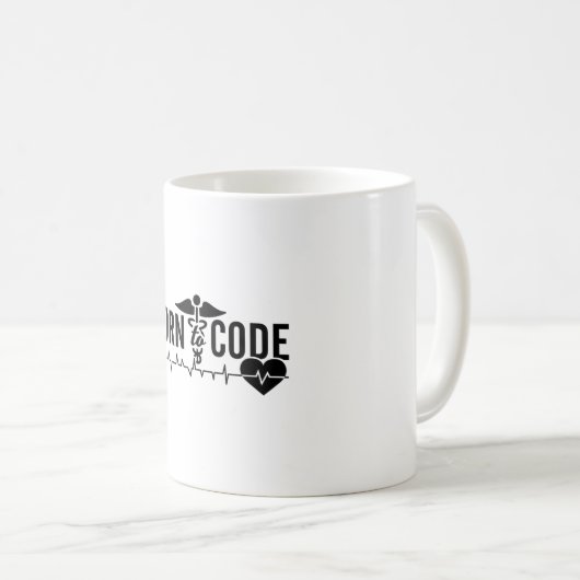 Geboren zum Code des ICD-Codings für Ärztliche Cod Kaffeetasse (VorderseiteRechts)