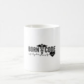 Geboren zum Code des ICD-Codings für Ärztliche Cod Kaffeetasse (Mittel)