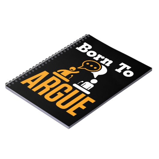 Geboren zum Debattierteam-Debater Notizblock (Linke Seite)