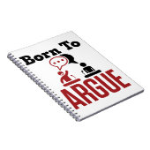 Geboren zum Debattierteam-Debater Notizblock (Rechte Seite)
