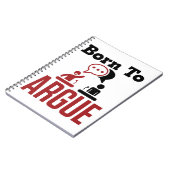 Geboren zum Debattierteam-Debater Notizblock (Linke Seite)