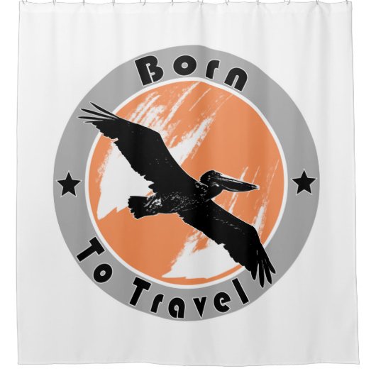 Geboren zum Duschvorhang (Vorderseite)