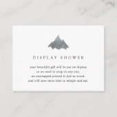 Geboren zum Erforschen von Display-Duschkarten Begleitkarte (Vorderseite)