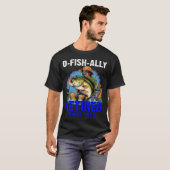 Geboren zum Fischen T-Shirt (Vorne ganz)