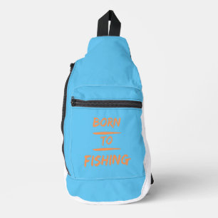 geboren zum Fischfang Crossbody Bag
