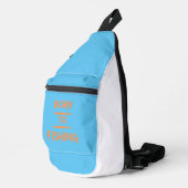 geboren zum Fischfang Crossbody Bag (Rechte Ecke)