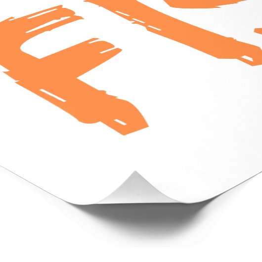 geboren zum Fischfang Poster (Ecke)