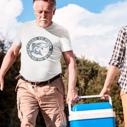 Geboren zum Fischfang T-Shirt