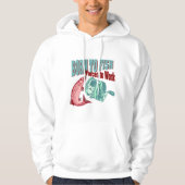 Geboren zum Fish Hoodie Sweatshirt (Vorderseite)