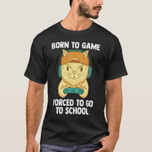 Geboren zum Game-Video-Gamer Computerspiel T-Shirt