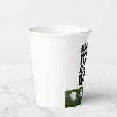 Geboren zum Golfspiel Pappbecher (Rechts)