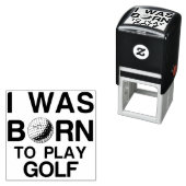 Geboren zum Golfspielen Permastempel (Beispiel)