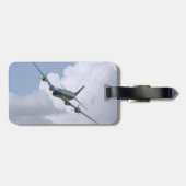 Geboren zum Himmel fahrendes Pilot, Cooler Luftver Gepäckanhänger (Rückseite horizontal)