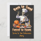 Geboren zum Kochen gezwungen zu suchen Einladung (Vorderseite)