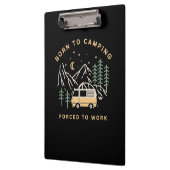 Geboren zum Lager, gezwungen zur Arbeit - Retro Ca Klemmbrett (Links)