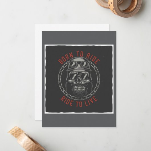 Geboren zum Leben Mitteilungskarte (Vorderseite/Rückseite Beispiel)