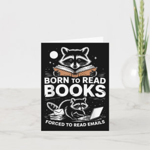 Geboren zum Lesen von Büchern, die zum Lesen von E Karte