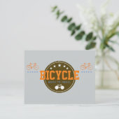 geboren zum Pedalrad Postkarte (Stehend Vorderseite)