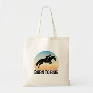 Geboren zum Reiten - Pferdesport Reitsport Tragetasche