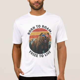 Geboren zum Roaming, frei zum Leben T-Shirt