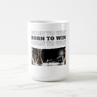 GEBOREN ZUM SIEGEN Schach Sieg – Motivierend Kaffeetasse