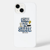 Geboren zum Skate Case-Mate iPhone Hülle (Rückseite)