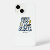 Geboren zum Skate iPhone Hülle (Rückseite)