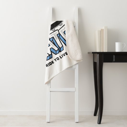 Geboren zum Skate Sherpadecke (Beispiel)