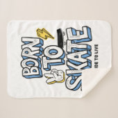 Geboren zum Skate Sherpadecke (Vorderseite (Horizontal))