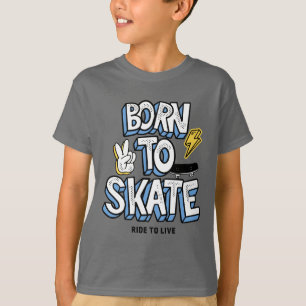 Geboren zum Skate T-Shirt