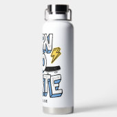 Geboren zum Skate Trinkflasche (Rückseite)