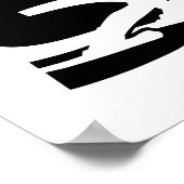 Geboren zum Skiabhang Poster (Ecke)