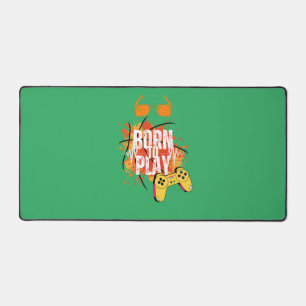 geboren zum Spielen Schreibtischunterlage