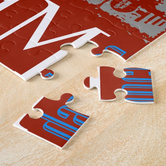 Geboren zum Tanzen von Blau/Weiß/FarbeID277 Puzzle (Seite)