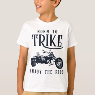 Geboren zum Trike dreirädrige Motorräder T T-Shirt