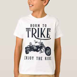 Geboren zum Trike dreirädrige Motorräder T T-Shirt
