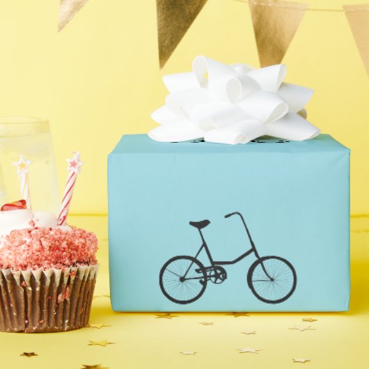 Geboren zum Zweirad-Muster Geschenkpapier (Geburtstagsparty)