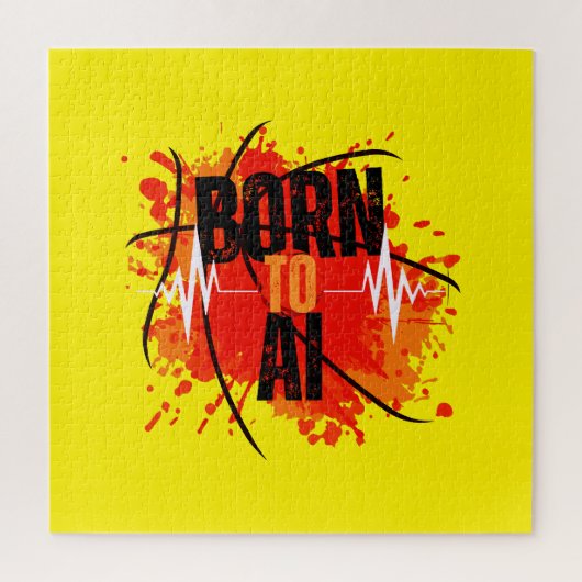 Geboren zur AI Puzzle (Vertikal)